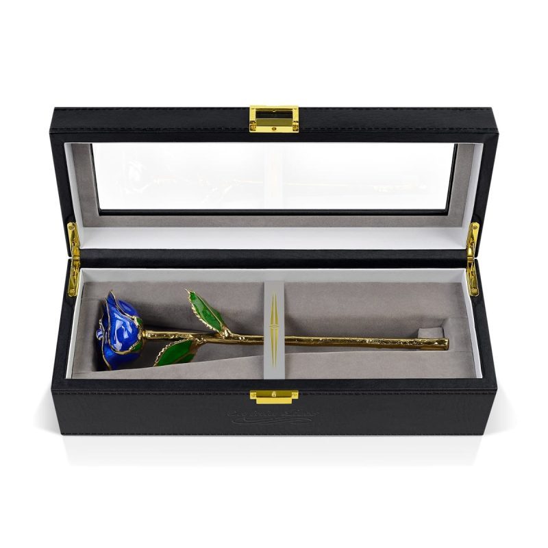 dark blue rose gift