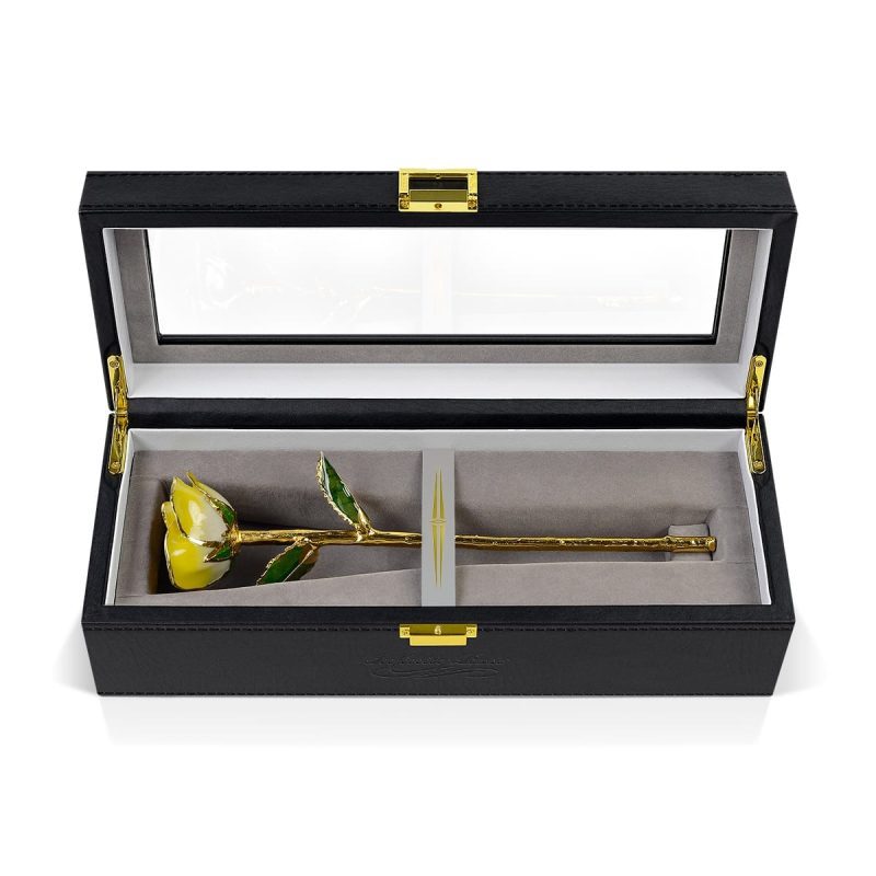 yellow two tone rose gift