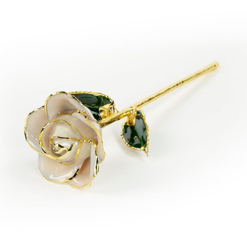 raw pearl rose gift