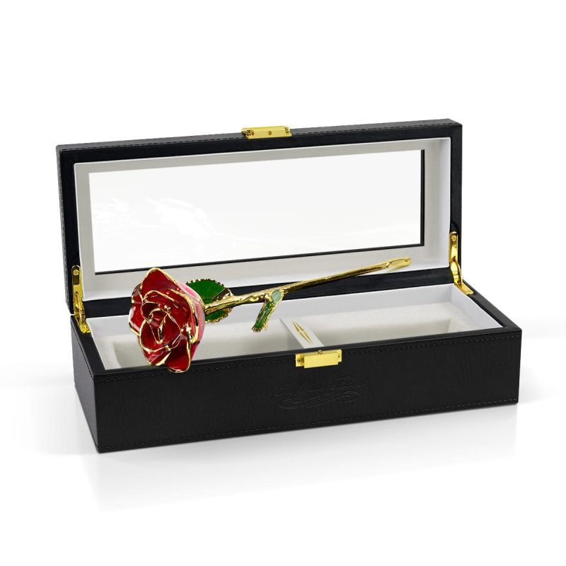 red two tone rose gift