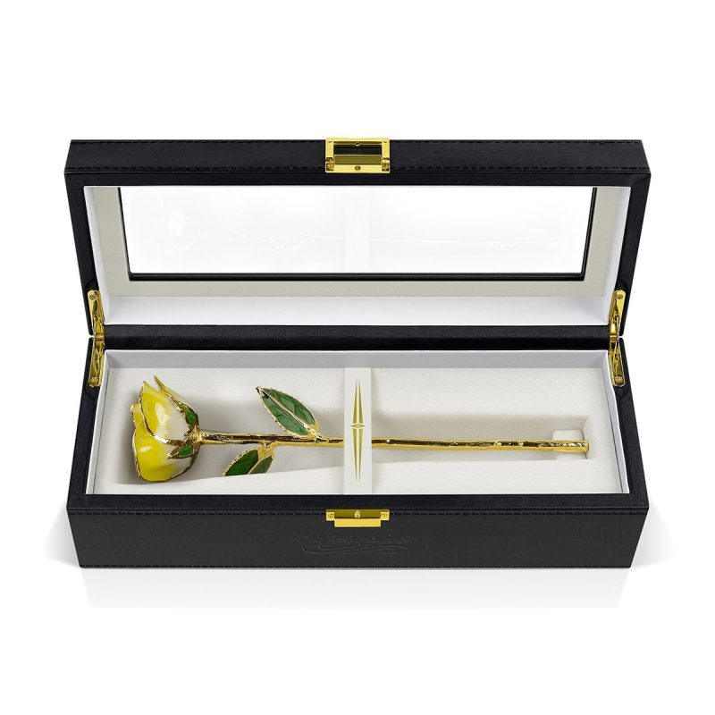 yellow two tone rose gift